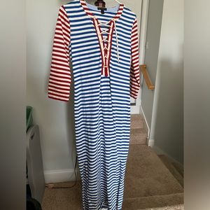 Jcrew nautical dress size small